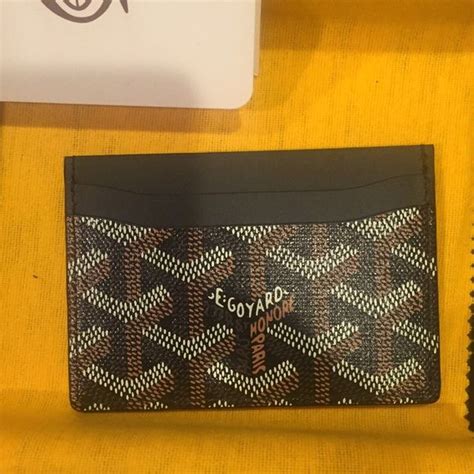 authentic goyard card holder.